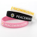 Factory Custom Color Logo Brand Luminous Exquisite Bracelet Silicone Wristband